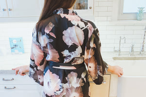 Mana Mahina Long Kimono Robe